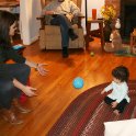 Playing catch with Meg